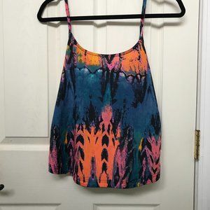 Abstract Tie-Dye Tank Top